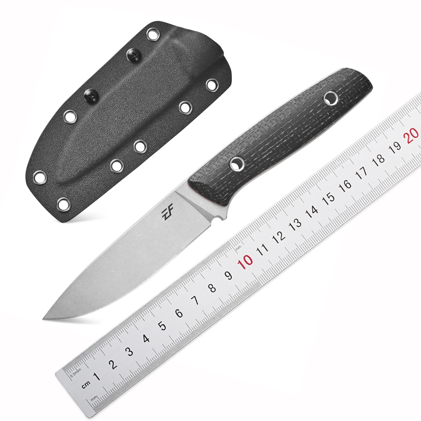 Eafengrow EF175 Fixed Blade Knife 14c28n Steel Blade Micarta Handle Handy EDC Tool Small Knifes for Outdoor Camping Working