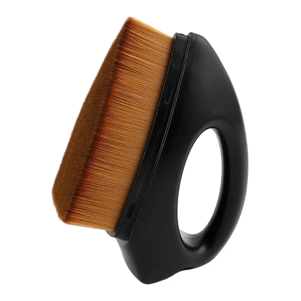 فرشاة مكياج كريم الأساس السائل، سطح مسطح، أحمر الخدود، أداة تجميل محمولة على شكل حديد للاستخدام اليومي #2