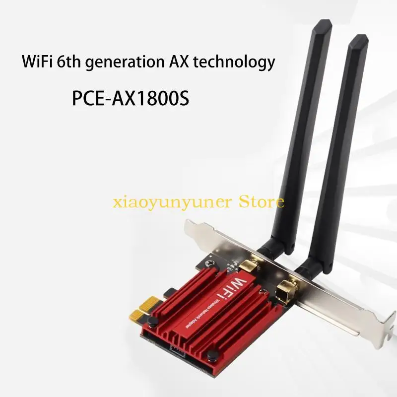 P9JB WiFi 6アダプターデュアルバンドAX1800S 2.4G/5GHzワイヤレスBluetooth互換5.2