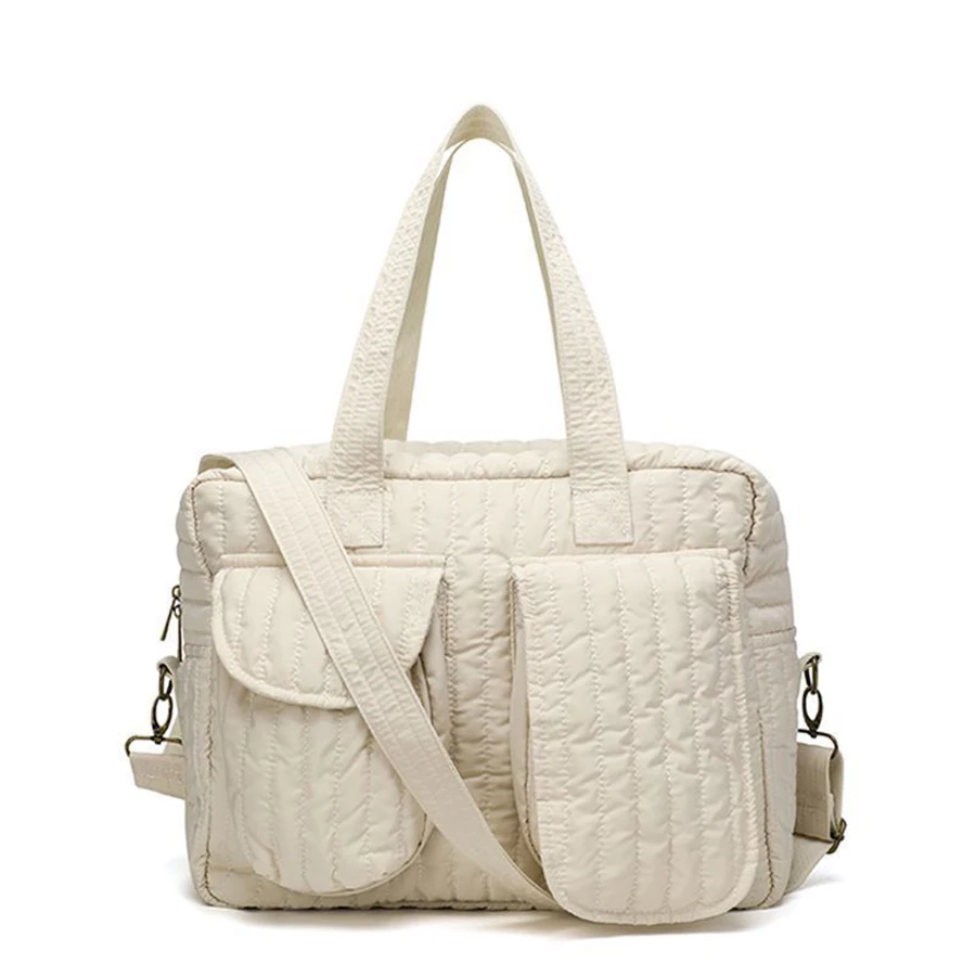 

large Capacity Lightweight Multi Compartment Design Baby Diaper Bag Suitable for Storing Bottles Diapers and Clothing Mommy Bag