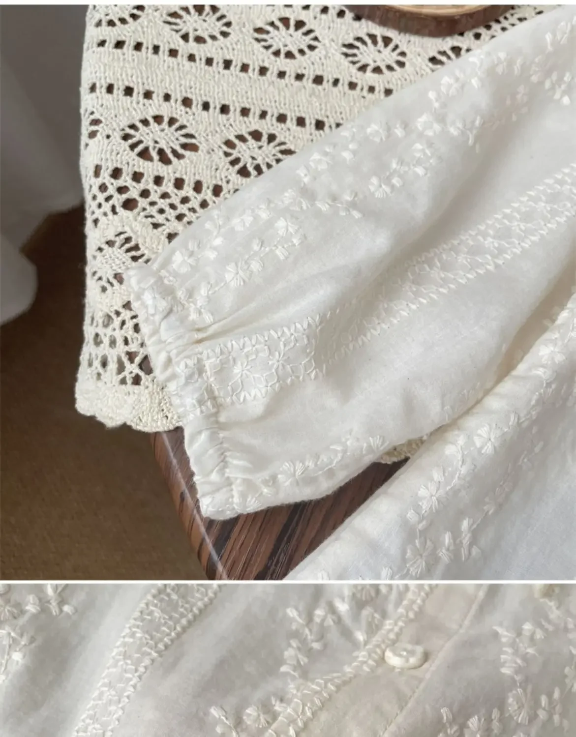 Girls Baby Kids Lace Lapel Shirt Bottom Shirt Princess Top Bow All-match Casual Baby Girl Top Solid Lace Pastorale Shirt