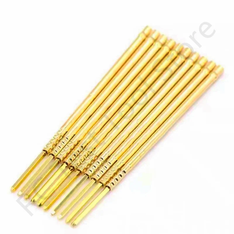 20/100PCS RL75-2W Test Pin PL75-B1 Receptacle Brass Tube Needle Sleeve Seat Wire-wrap Probe Sleeve 38.2mm Outer Dia 1.32mm