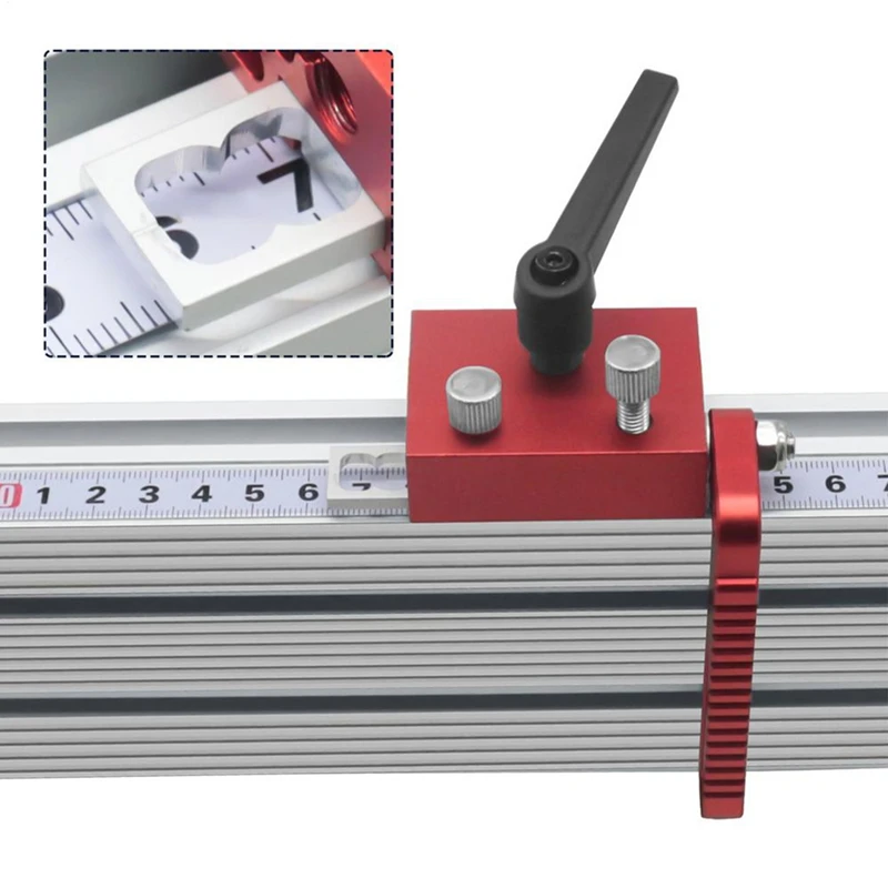 

Miter T Track Stop For Woodworking Type 75 Aluminium Alloy Manual Adjustable Miter Stop Block Woodworking Limiter