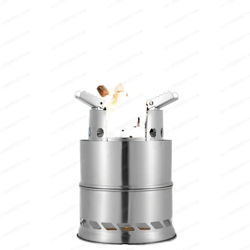 

Portable stainless steel lightweight 0.5kg cooker 1 liter capacity 0.5mm thick suitable for camping and hiking