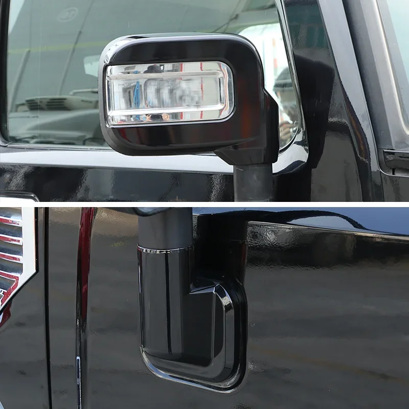 

Для Hummer H2 2003-2009 ABS углеродное волокно автомобильное наружное зеркало заднего вида крышка базовая крышка декоративная наклейка внешние аксессуары
