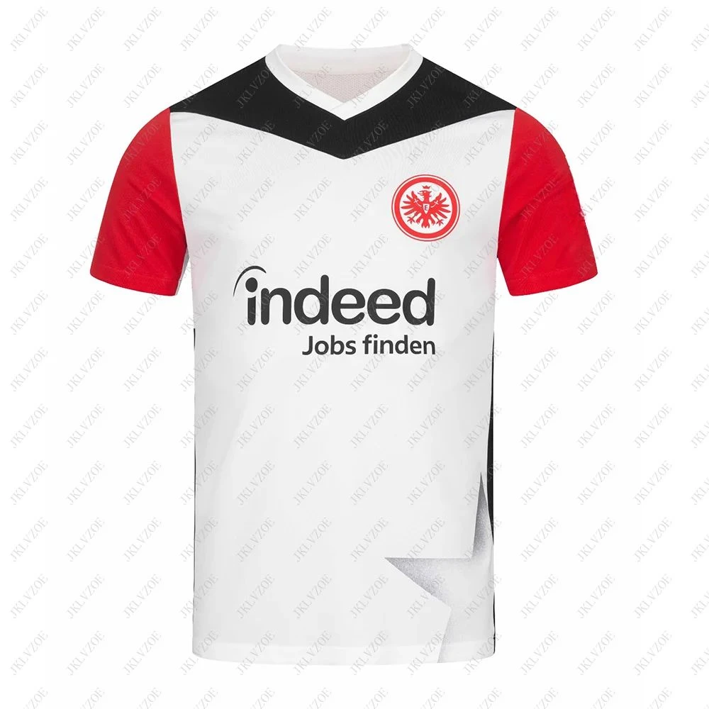 202425 Männer Kinder Eintracht Frankfurt Fußball Jersey Top T Shirt Jungen T Kinder Fußball Hause Kleidung Team T Shirt Kleidung Heißer