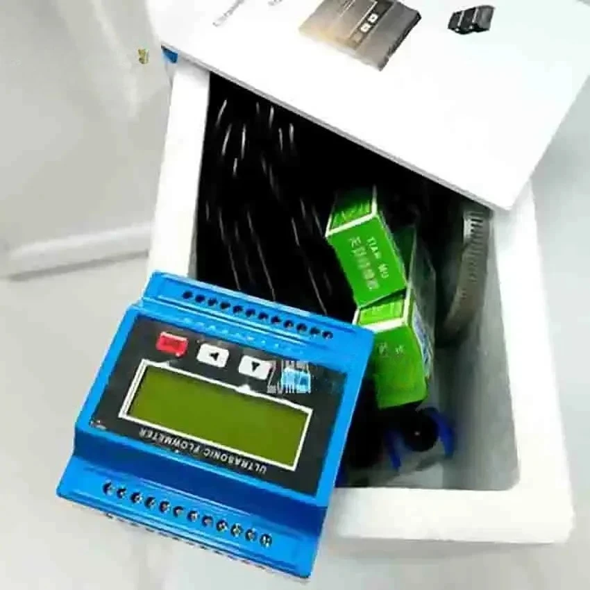 New Arrival TUF-2000M TM-1 Digital Ultrasonic Flowmeter Flow Meter Ultrasonic Pipeline Flowmeter With TM-1 Sensor DN50-700mm