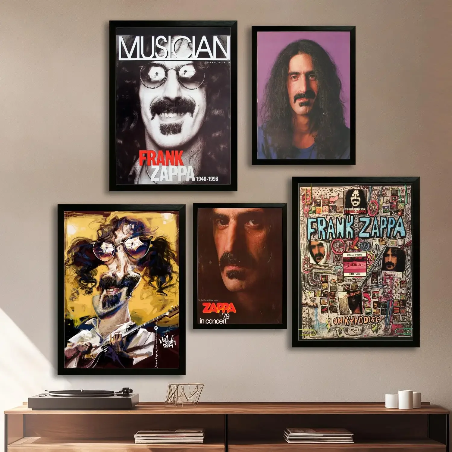 frank zappa Canvas Art Poster, Wall Art Picture Print, Modern Family Bedroom Decor Posters,Decorative painting