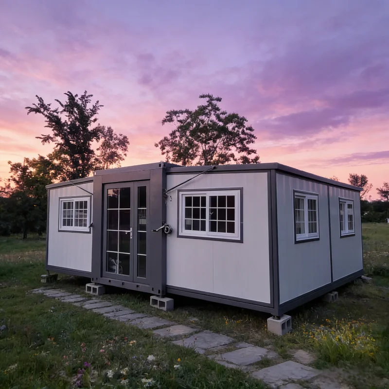 Customizable Portable Villa, Bedroom Prefabricated Expandable Container House, 40ft 30ft, Modern Design, Mobile House Hotel