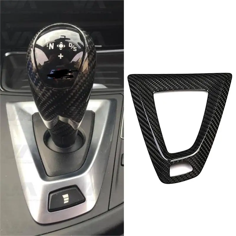 RHD Dry Carbon Fiber Gear Surround Cover for BMW F80 M3 F82 F83 M4 Interior Trims