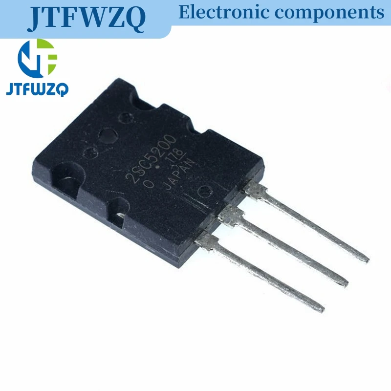 2SA1943 3 قطعة + 2SC5200 3 قطعة ترانزستور الطاقة رقاقة كبيرة TO-264 = 10 قطعة 1943 5200 التوصيل المجاني