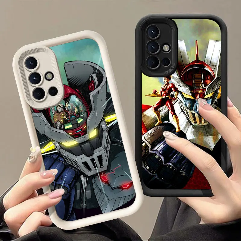 Mazinger Z Anime Phone Case For Samsung Galaxy A03 A04 A05 A10 A20 A21 S A04E A06 A11 A30 A50 M12 M22 M54 5G