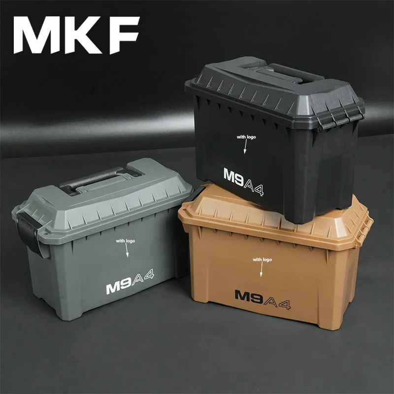 

Tactical Plastics PP Hunting Box Tactical Gun Case Ammo Box Outdoor Lightweight Accessory Crate Waterproof Shockproof