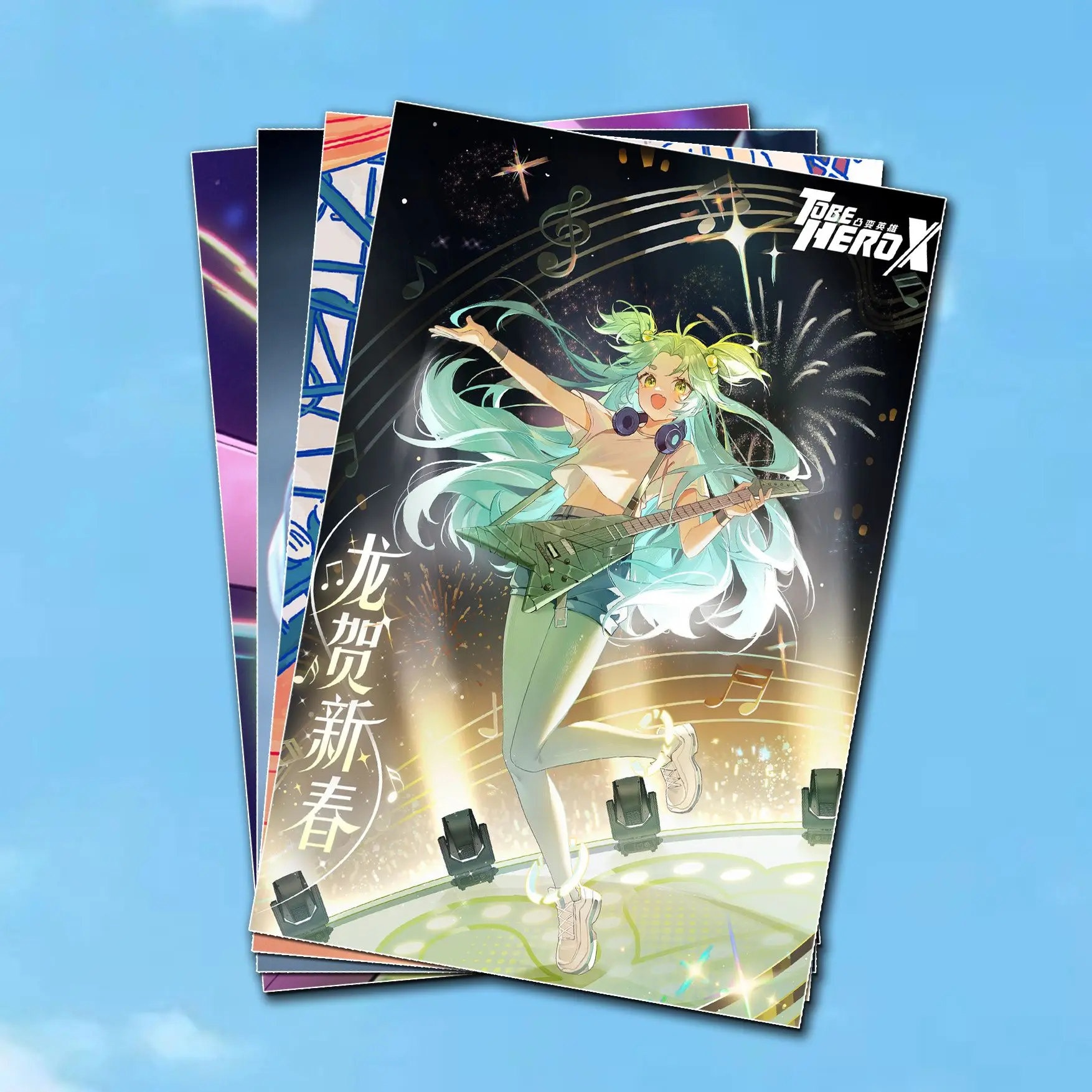 To Be Hero X شخصيات كوميدية صينية Tu Bian Ying Xiong المحيطة ملصق الألبوم وحزمة الشارة