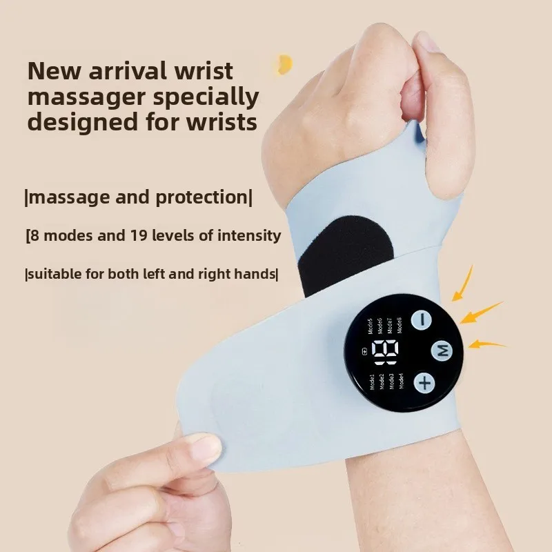 2026 New Wrist Guard Wrist Micro-current Imitation Human Hand Massage Hand Massager Wholesale