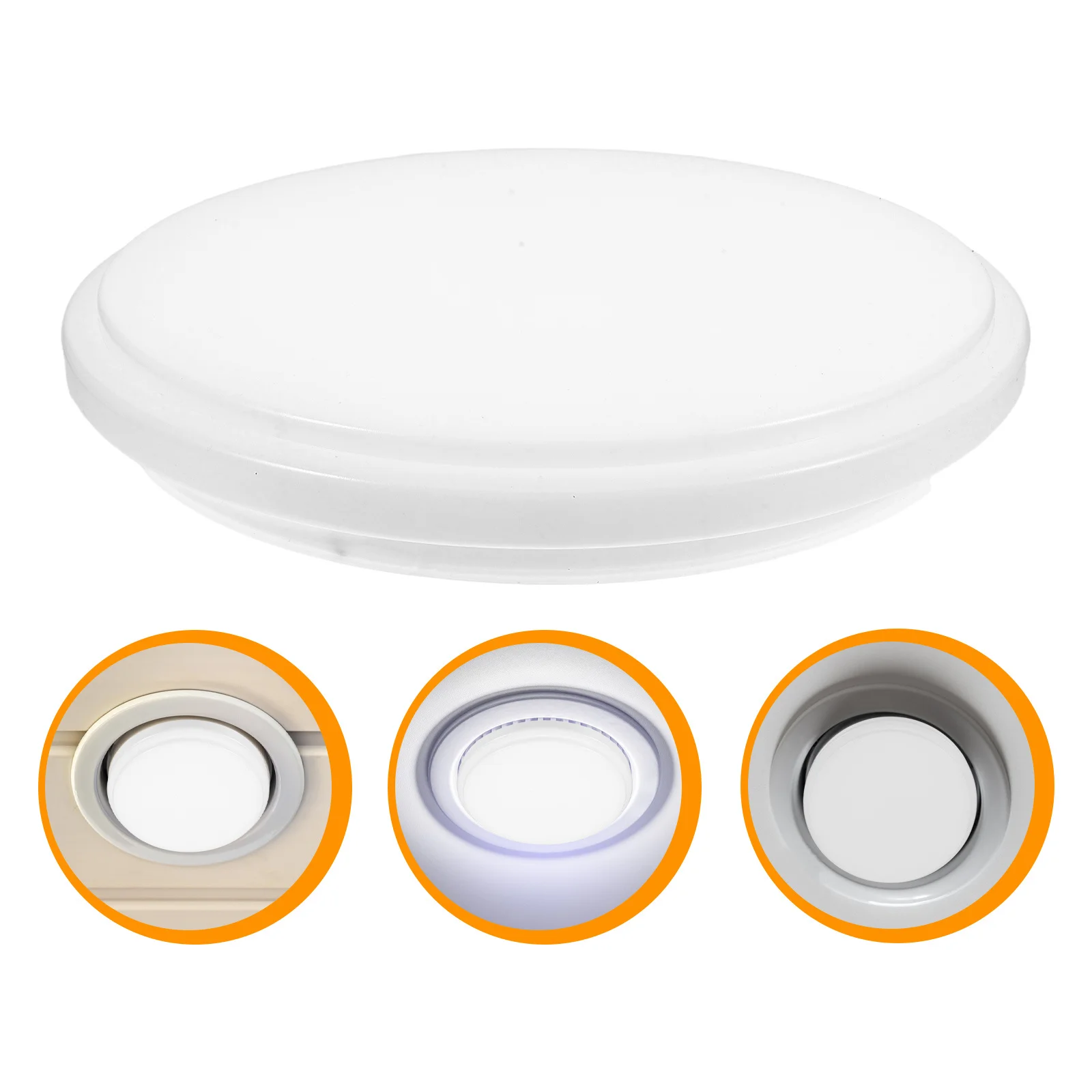 

Ceiling Light Cover Plastic Dome Lamp Shade For Bedroom Bathroom Kitchen Living Room Flush Mount Fixture Replacement