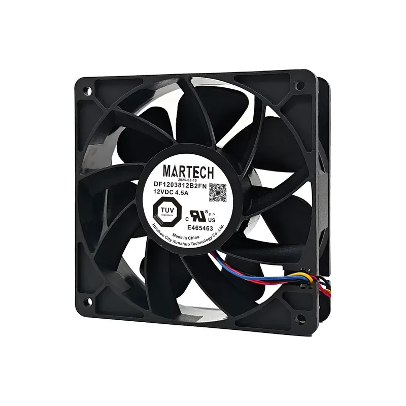 for MARTECH DF1203812B2FN 12V 4.5A 12cm S19K S21 Temperature Controlled Cooling Fan