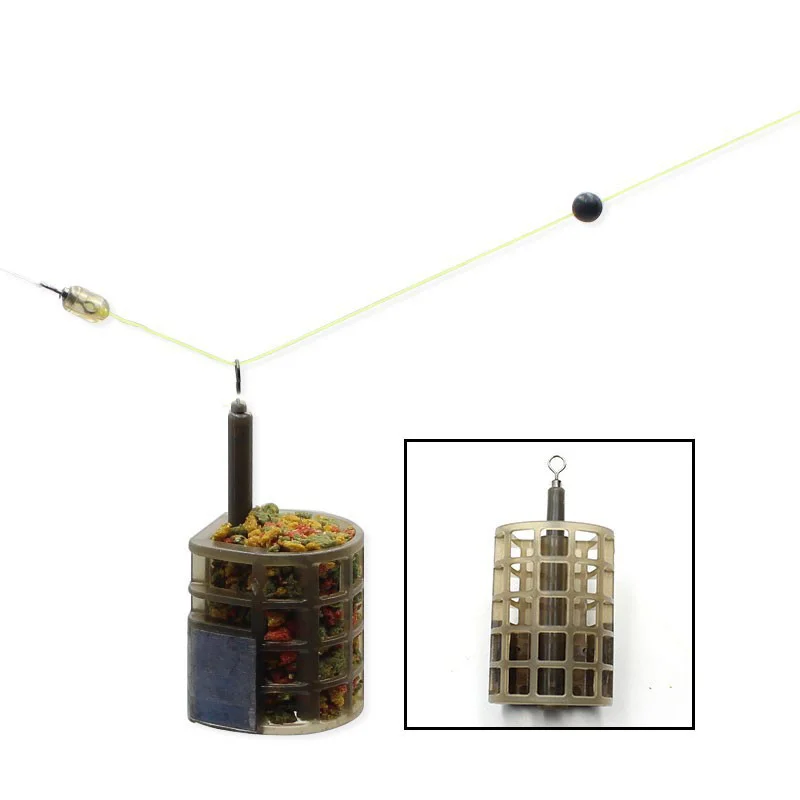 25g 30g Bait Cage Carp Fishing Bait Feeder Lure Holder Trap Fishing Cage Basket Fishing Cage Basket Feeder Fishing кормушка для view 5