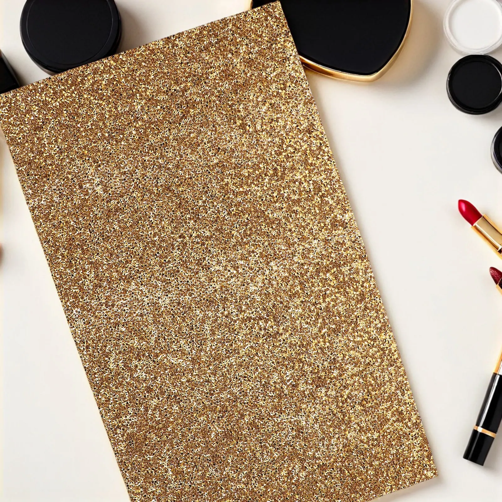 Foldable Bling Rhinestone Nail Mat Table Mat Shiny Manicure Arm Rest Cushion Nail Tech Cushion Wedding Decorations