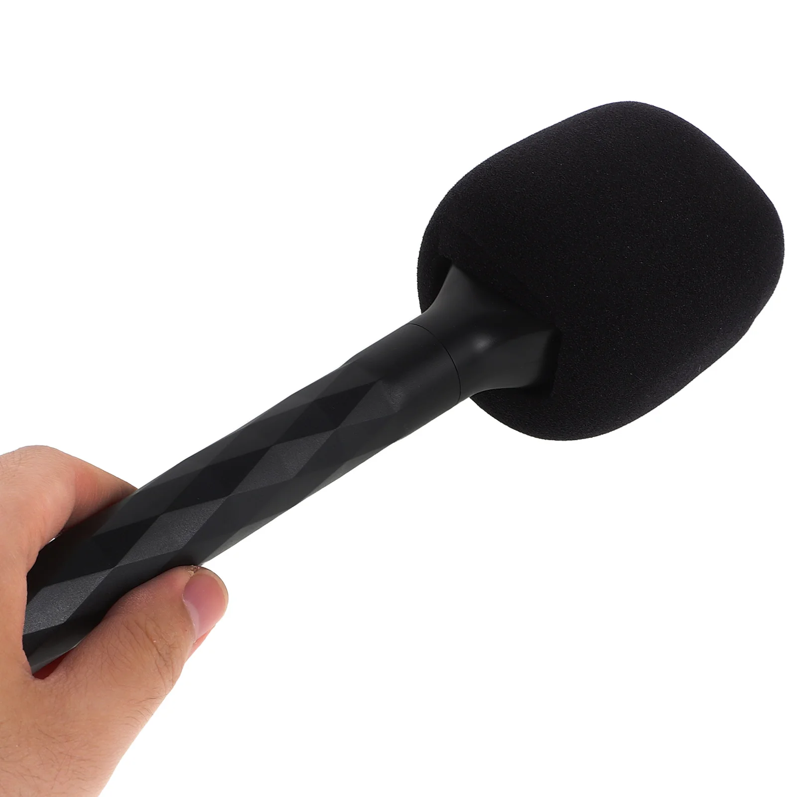 

Handheld Microphone Adapter Portable Mic Handle for Professional Interviews Lectures Outdoor Reporting Wireless Mic Holder