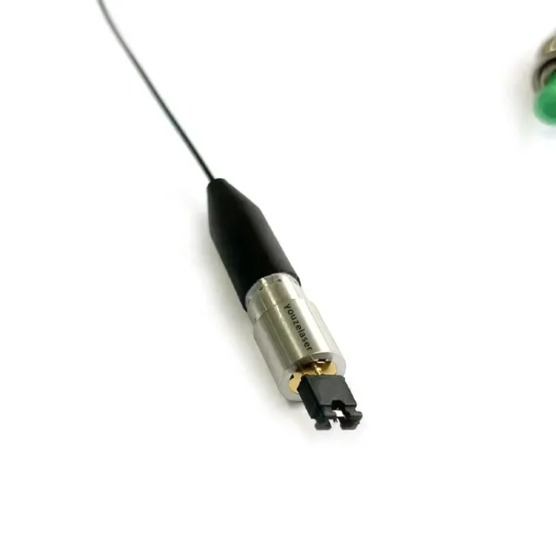 520nm Coaxial Single-Mode Fiber Las er Source with Collimation Lens Precision Engraving Biomedical Applications Diode Las