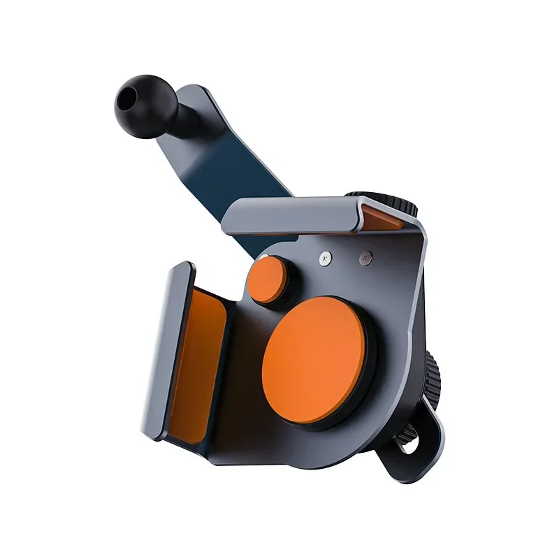Aluminum Alloy Car Phone Holder Bracket Adjustable Multi-Angle Clasp Style Accessory for Arc Screen Mobile Phone Universal Mount image 6