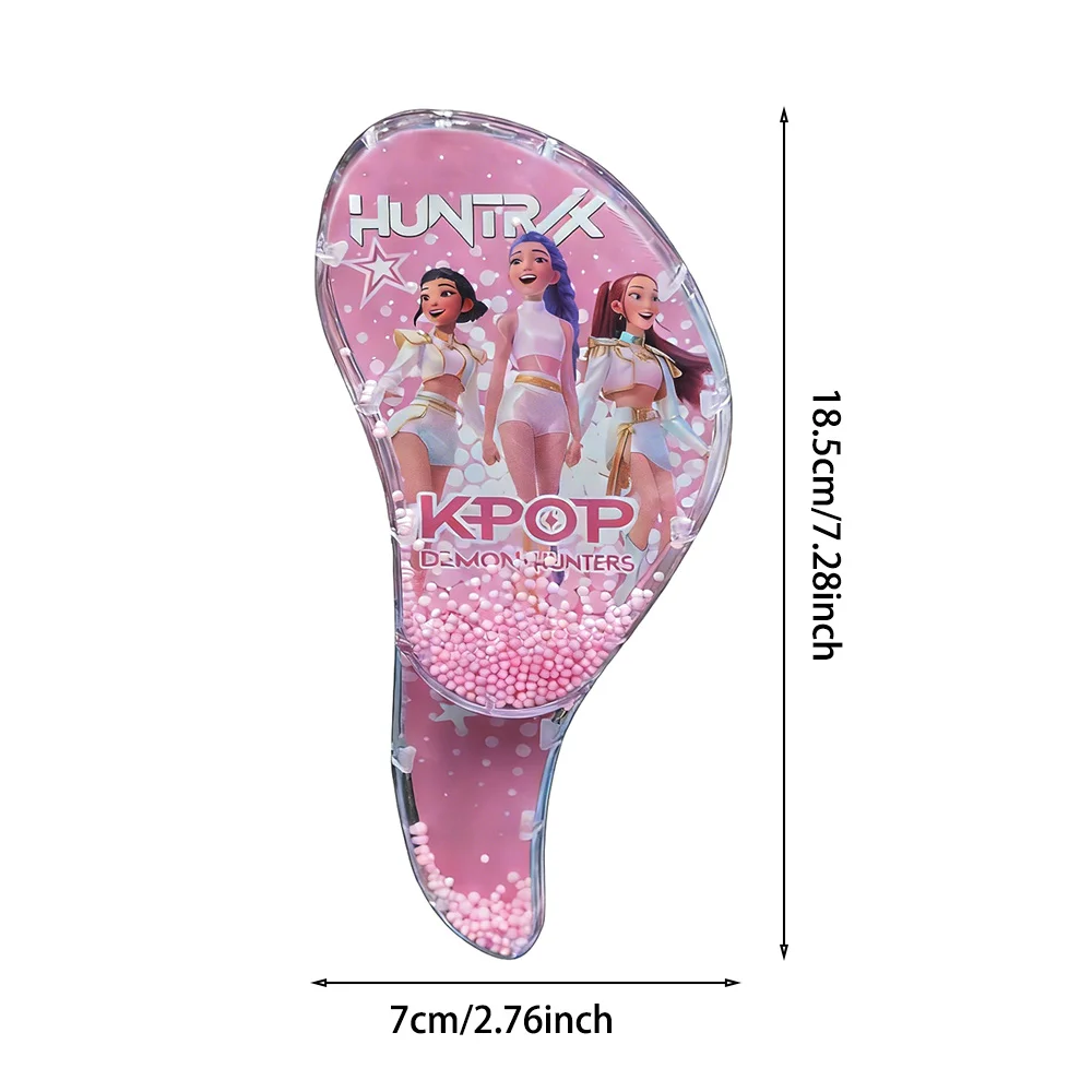 Anime Kpop Demon Hunters Luftkissen-Kamm-Serie: Niedliche Cartoon-Haushaltskämme für Mädchen und Studentinnen – Fanclub-Geschenke – Detail 6