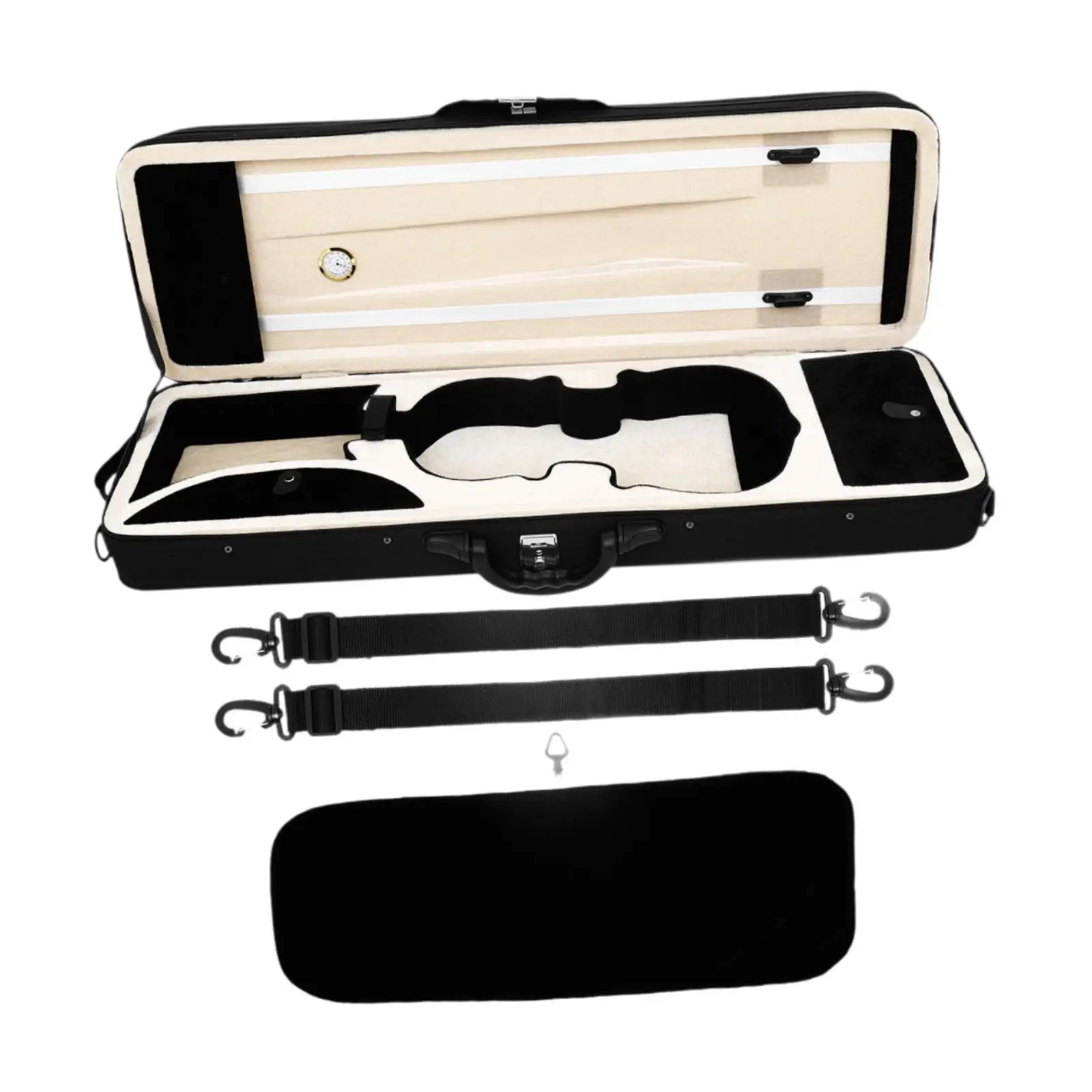 4/4 Violin Case Oblong Shape Violin Protection Box for Players Enthusiasts