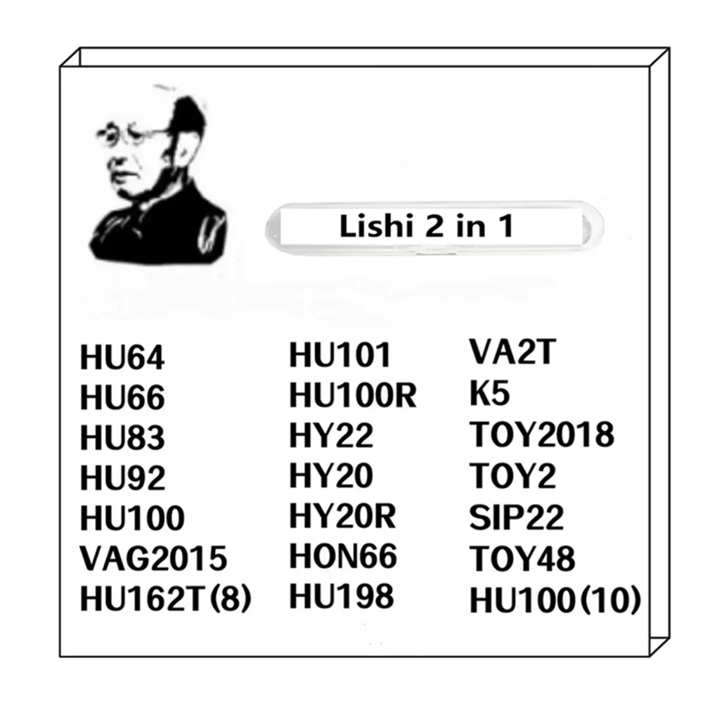 LISHI 2-in-1 HU64 HU66 HU92 HU101 HU83 HU100 HU100R HY20R VA2T K5 HON66 TOY2 SIP22 TOY48 HU100(10) HY20 HU162T8 für Ford 2017 2-in-1 – Detail 1
