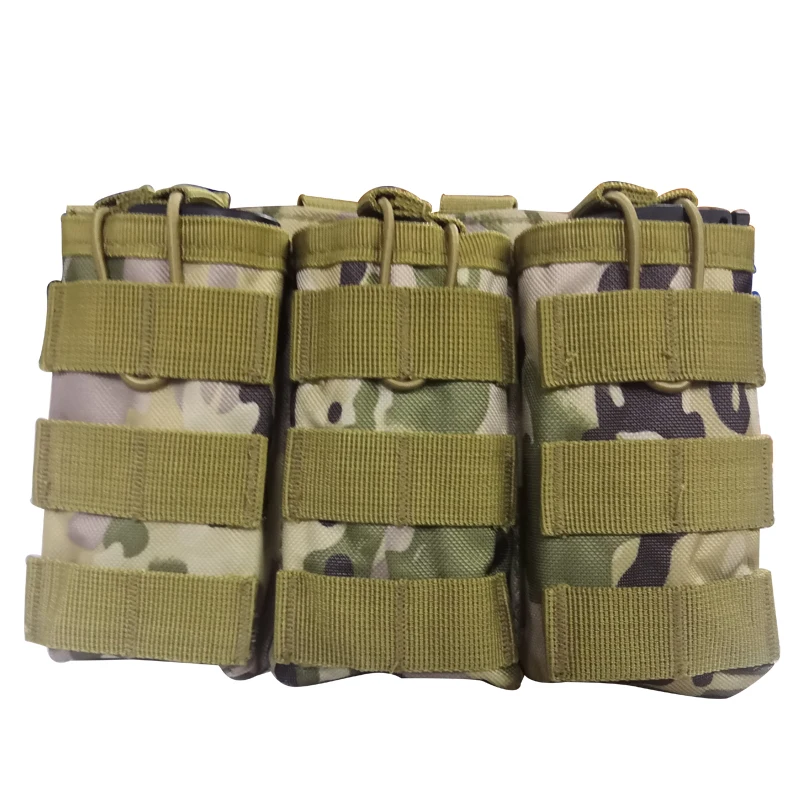 

Hunting Tactical Pouch 1000D Oxford Single / Double / Triple M4 Magazine Pouch Airsoft Rifle Stock Molle Magazine Pouch