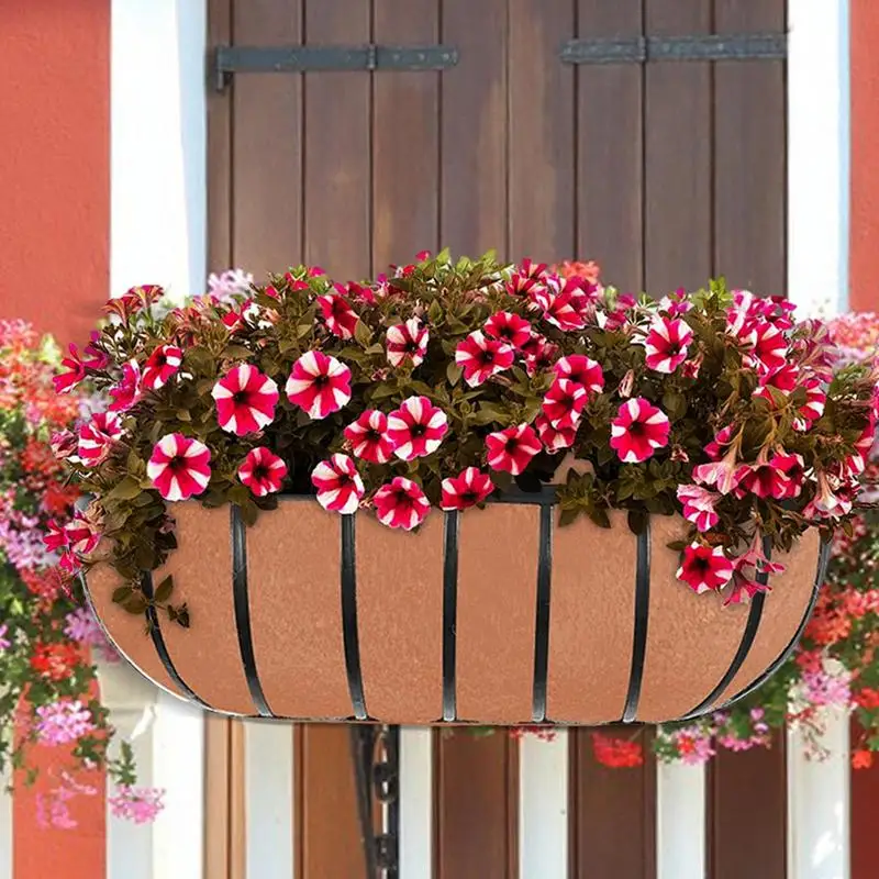 Flower Pot Liners Set Of 3 Window Box Planter Insert Breathable Design Water-Retentive Gardening Supplies For Home Furnishings