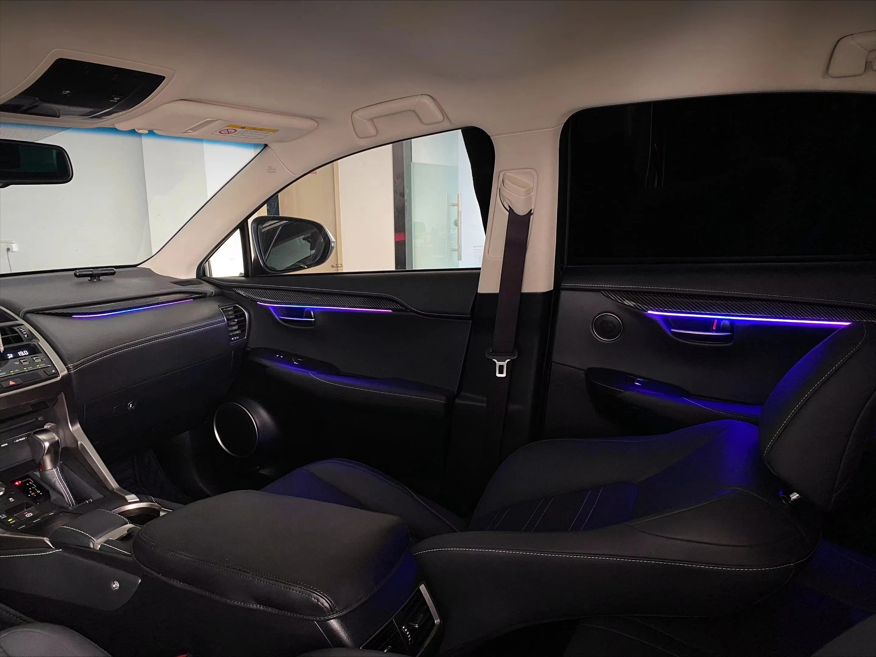 Auto 12V Interior LED Lighting for Lexus NX 2015-2021 64 Color Symphony Car Ambient Light Atmospheric Decoration Kit