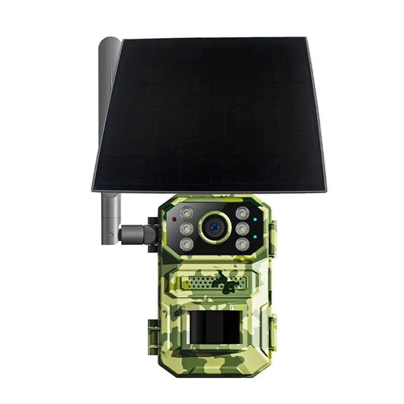 [B24B!】 Solar Hunting Trail Camera 1080P 940Nm Infrared Night Vision Motion Activated Trigger Security Cam Durable Easy Install