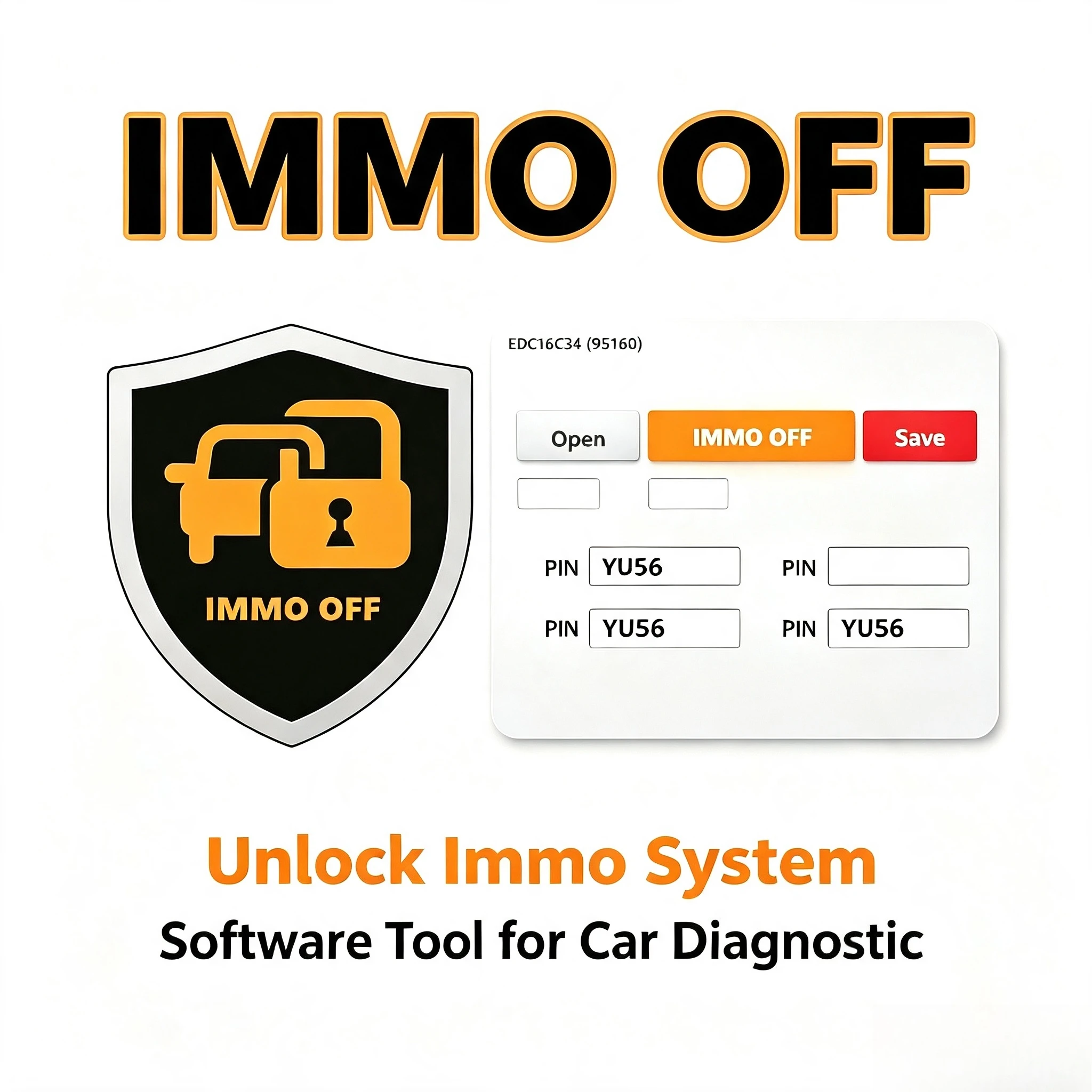 EDC16C34 Immo Pin Calculator and Immo Off Software From Dump 95160