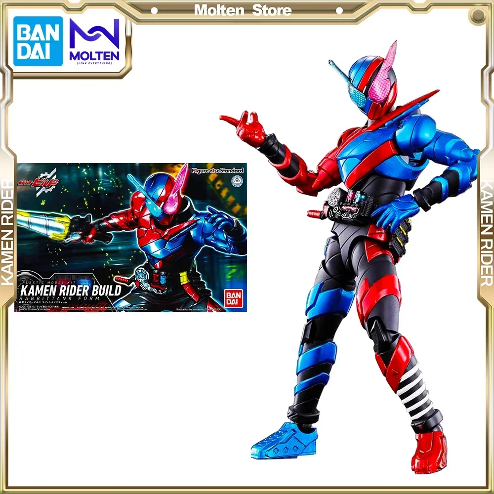 

Bandai Original Figure-Rise Standard Masker Kamen Rider Build (RabbitTank Form) Anime Action Figure Model Kit Assembly Toys