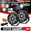 CO LIGHT 오토바이 LED 원형 오프로드 작업등, 운전 조명, 오토바이 SUV ATV 트럭 보트용 보조 조명, 12V, 5 인치 1