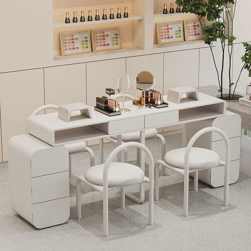 manicure table set Japanese single double light luxury Internet celebrities ins