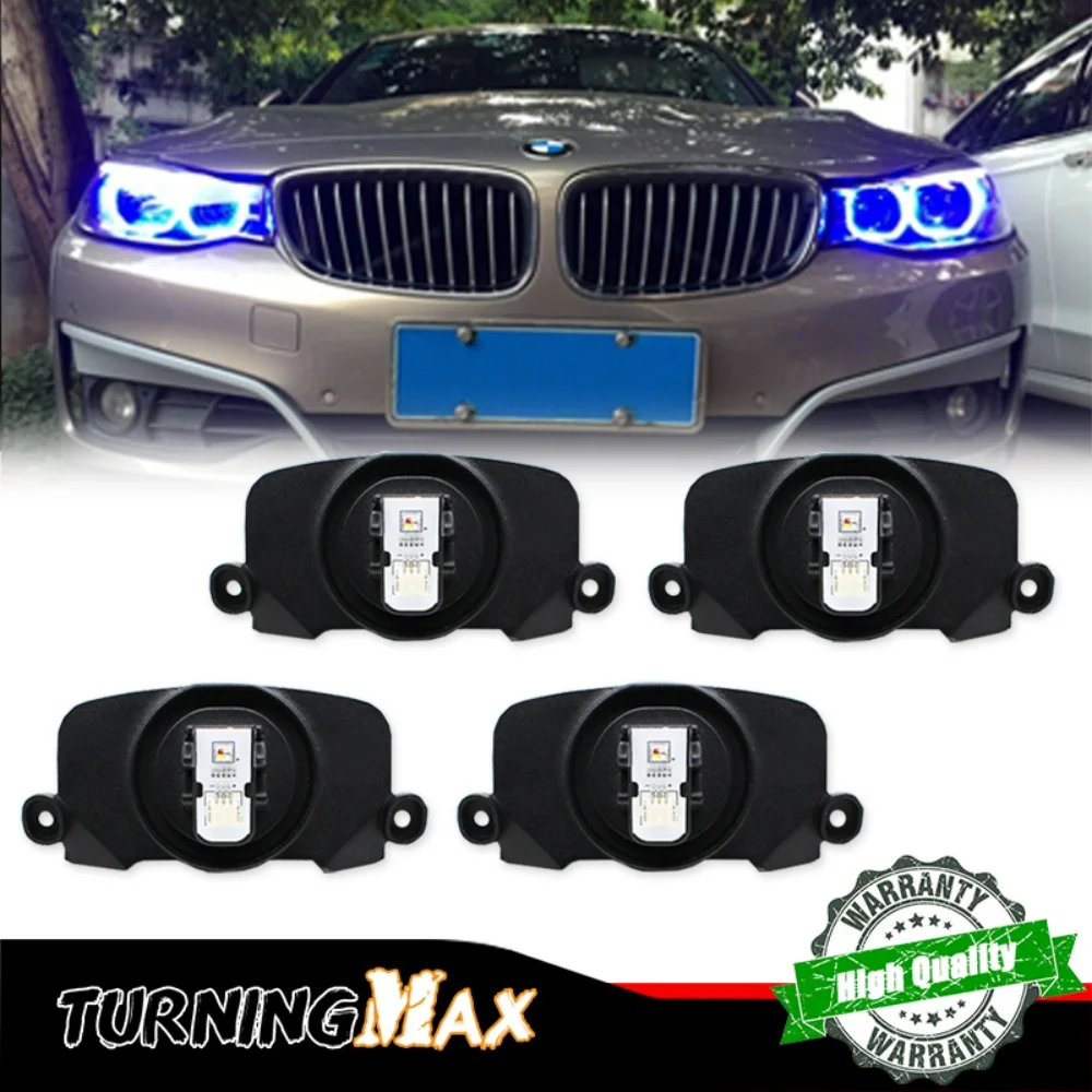 Bluetooth Wireless Remote Control RGBW LED Headlight Angel Eye Halo Ring Lights For BMW F30 F31 F34 F35 3 series 320i 328i 330i