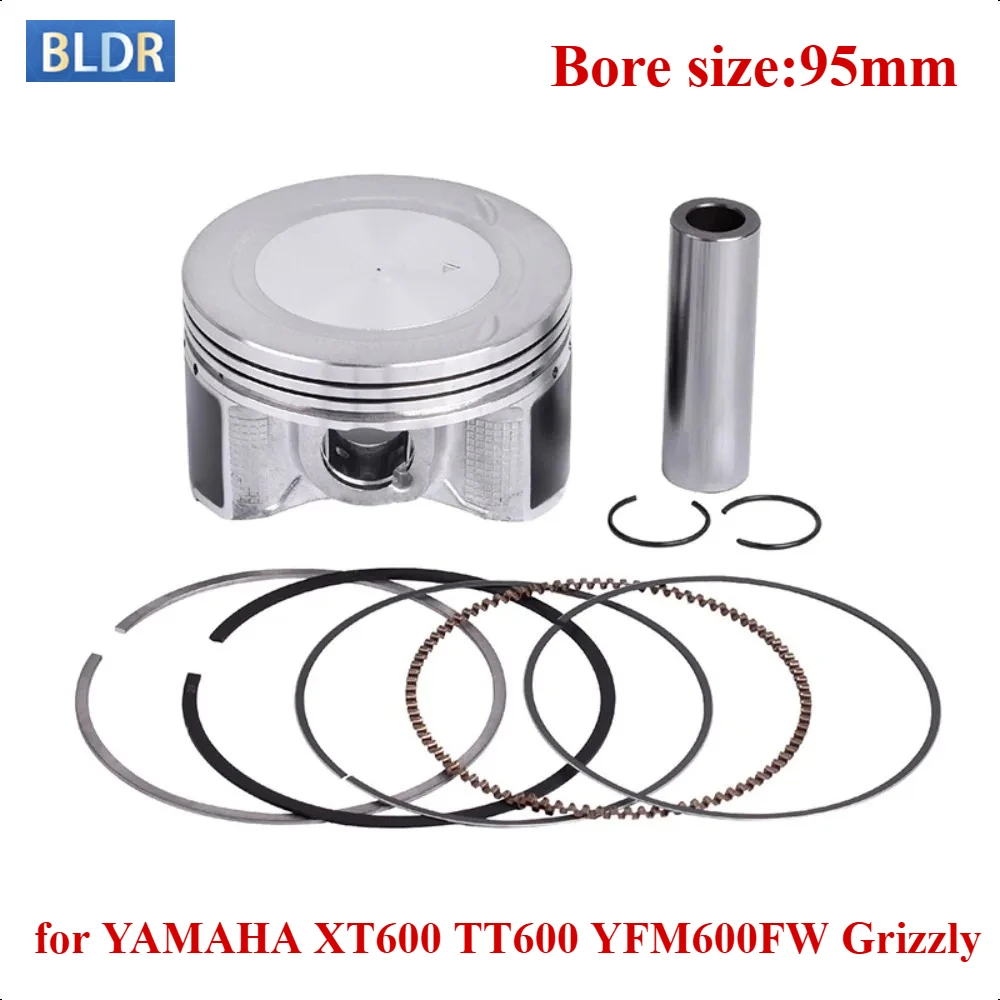 

95mm Motor Bike Engine Cylinder Piston Rings Kit 3TB-11631-00-YO for YAMAHA XT600 TT600R YFM600FW Grizzly 4x4 1998-2001
