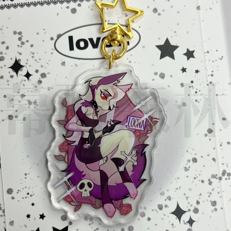 バックパック装飾用アクリル漫画キーホルダー、超邪悪なキャラクター、ギフトコレクション