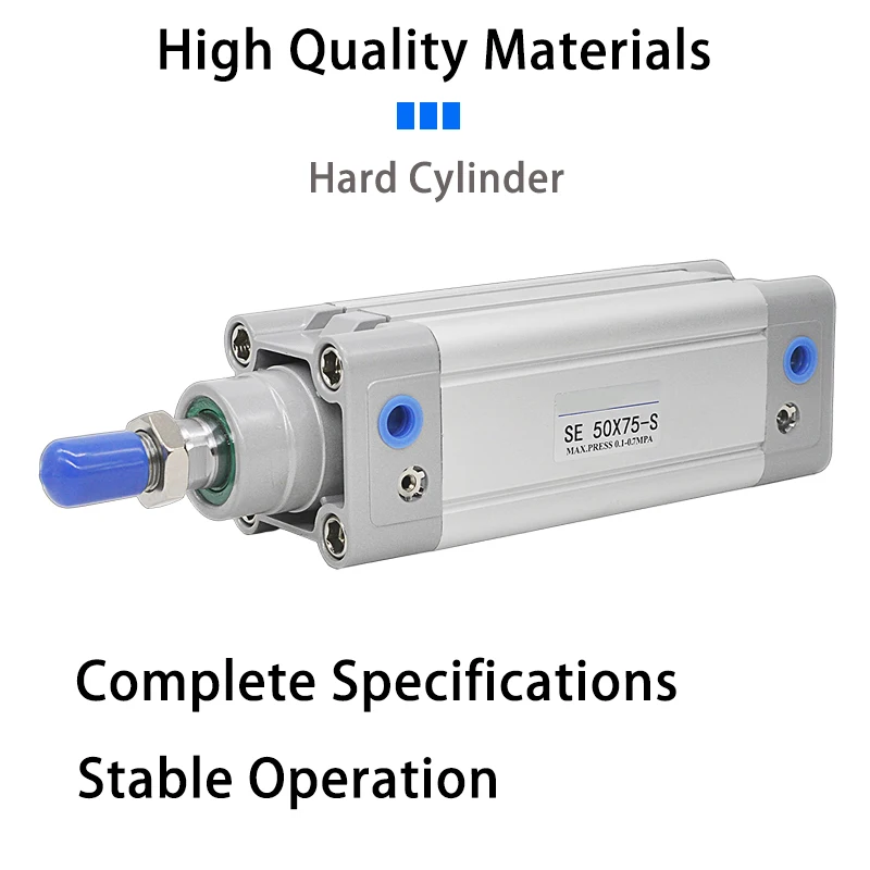 SE32/40/50/63 Pneumatic Cylinder Piston Double Acting Air Cylinders 50/75/100/125/150/200/250/300/400/500/600/800/1000mm Stroke