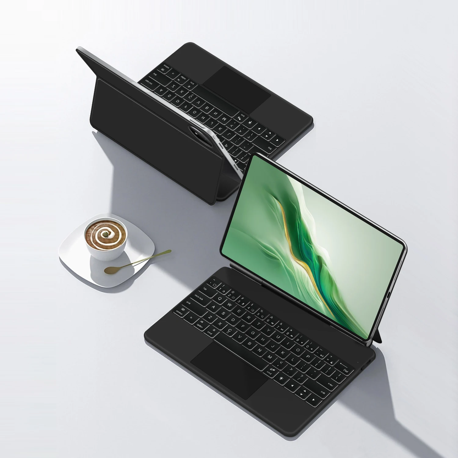 เคสคีย์บอร์ดอัจฉริยะ HUAWEI สำหรับแท็บเล็ต Huawei Honor MagicPad 2 2024 สำหรับ Honor MagicPad 2 MagicPad2 ขนาด 12.3 นิ้ว