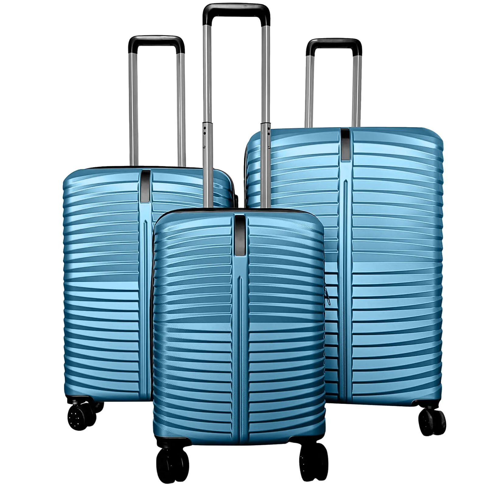 

3PCS Hardside Luggage Set (20/24/28 Inch) w/8-Spinner Wheels, 3-Digital Lock
