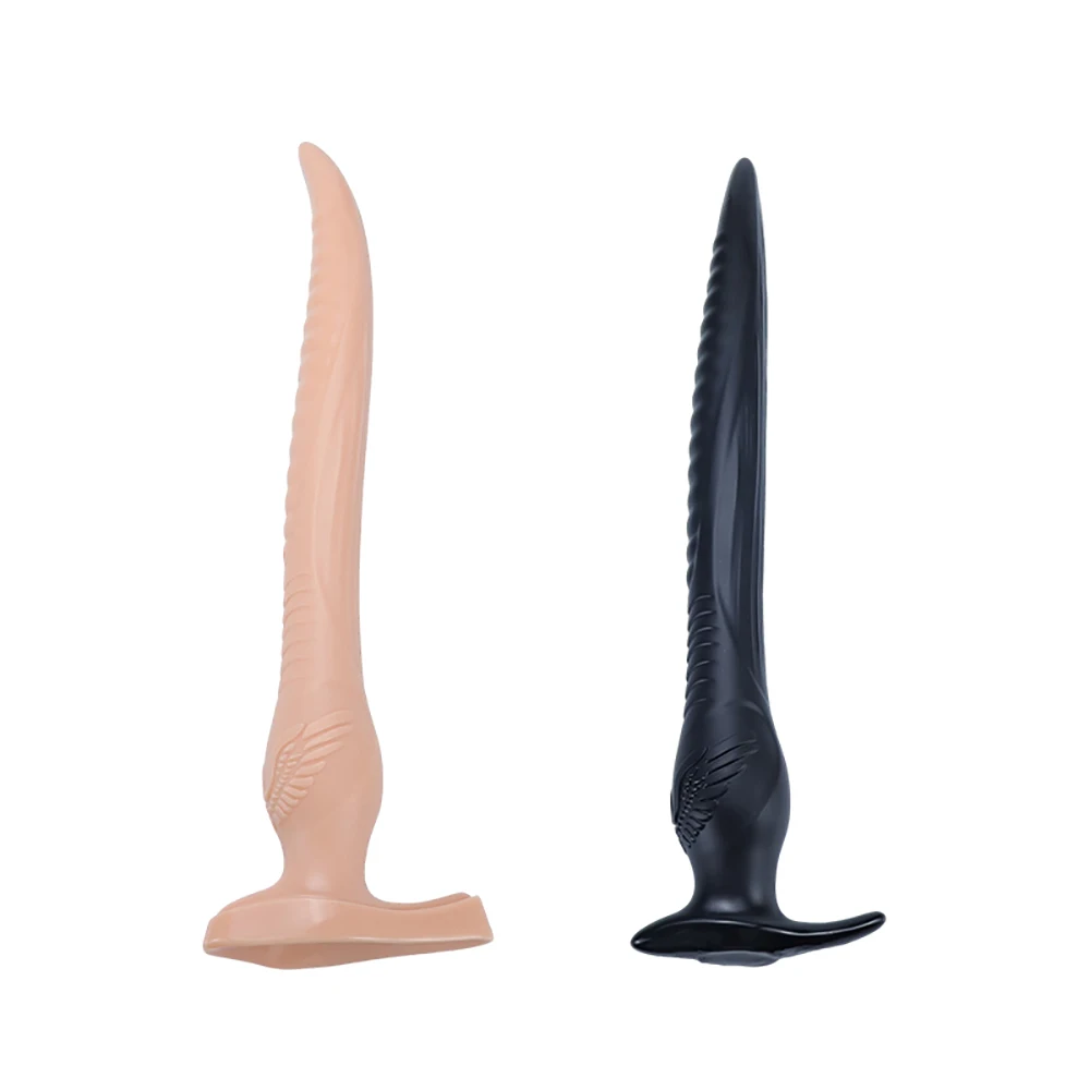 Overlength Anal Plug Dildos Sex Products Soft Huge Anal Dilator Sex Toys for Stimulate the Vagina and Anus Extra Long Butt Plug