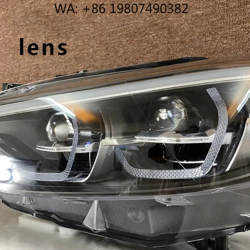 M4 GTS Full LED Headlight Assembly, High Low Beam Fog Lamp, Premium Auto Facelift Styling Upgrade Parts 2013-2019