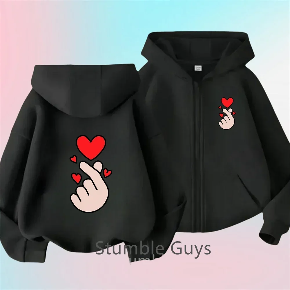 

Kids Cute Kids Boys Clothing Clothing Girls Casual Zipper Sweatshirt Fashion