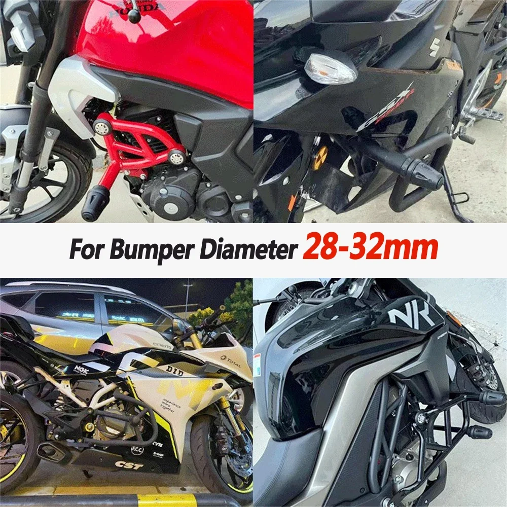 

CB190R CB190X Bumper rubber head For Honda CB190R CB190X CB190SS CBF190R motorcycle anti drop rubber head anti drop bar plug