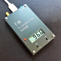 2000M 0.5W FM Transmitter Stereo Digital LED display Frequency 88M-108MHz FOR Campus Radio DSP Radio broadcast Station Receiver