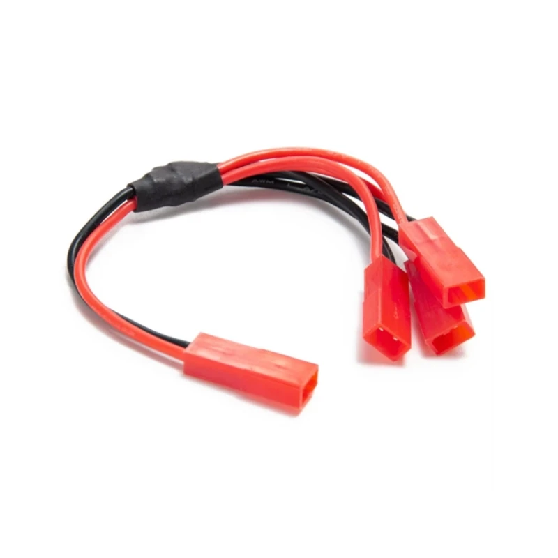 Y Cable 1 To 2 / 1 To 3 ESC Power Supply External Wiring JST Plug 20AWG For 1/10 RC Crawler Car TRX6 TRX4 Bronco