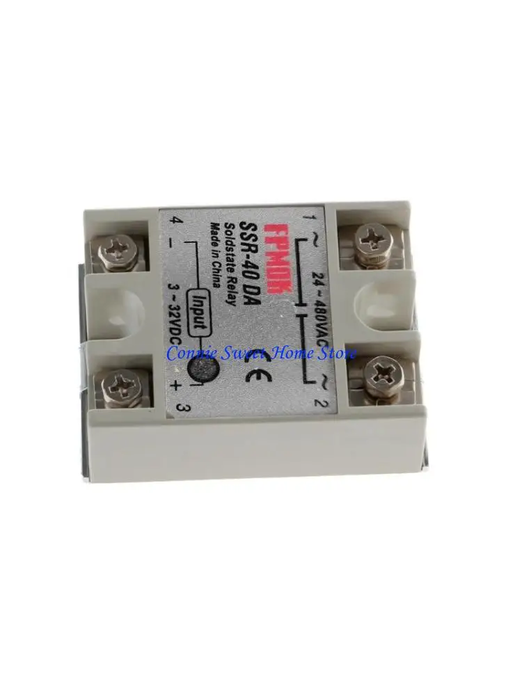 

LXAF 24 В-380 В SSR-40DA 40A 3-32 В DC-AC твердотельный релейный модуль новый